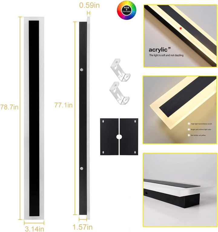BowLift | Outdoor LED Wall Light Modern Dimmable Strip