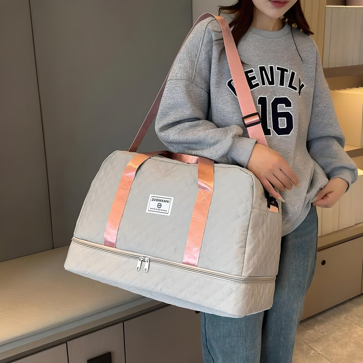 BowLift | Spacious Weekender Duffle Bag | Water-Resistant, Multi-Compartment & Ideal for Short Trips and Gym Sessions