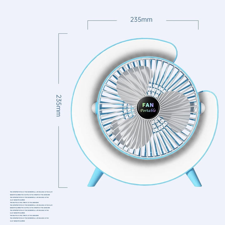 Multifunctional Colorful desktop small fan | Bowlift