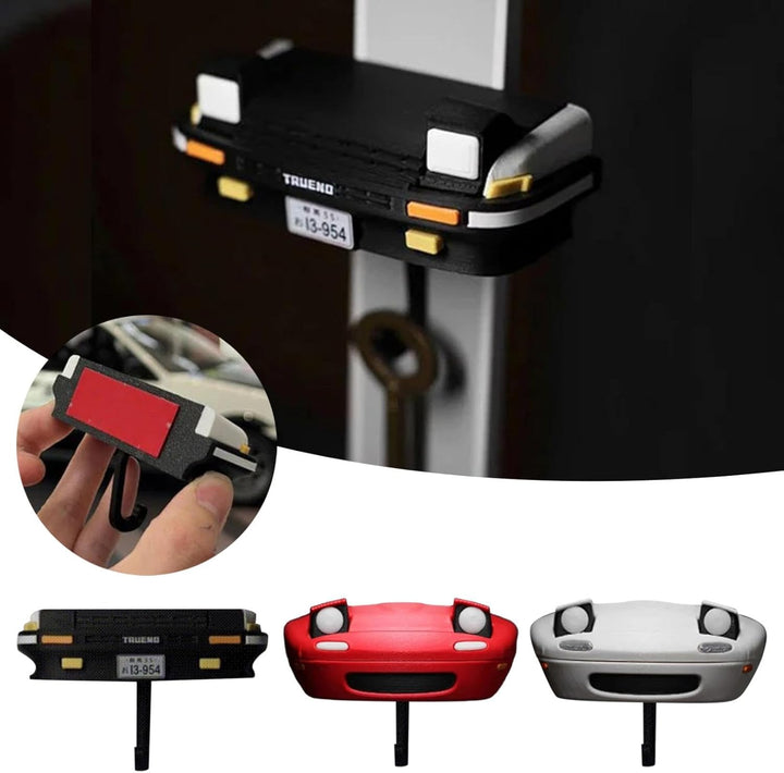 BowLift | Wall-Mounted Key Holder | Classic Car Design | Plastic | 21×10 cm | With Lighting