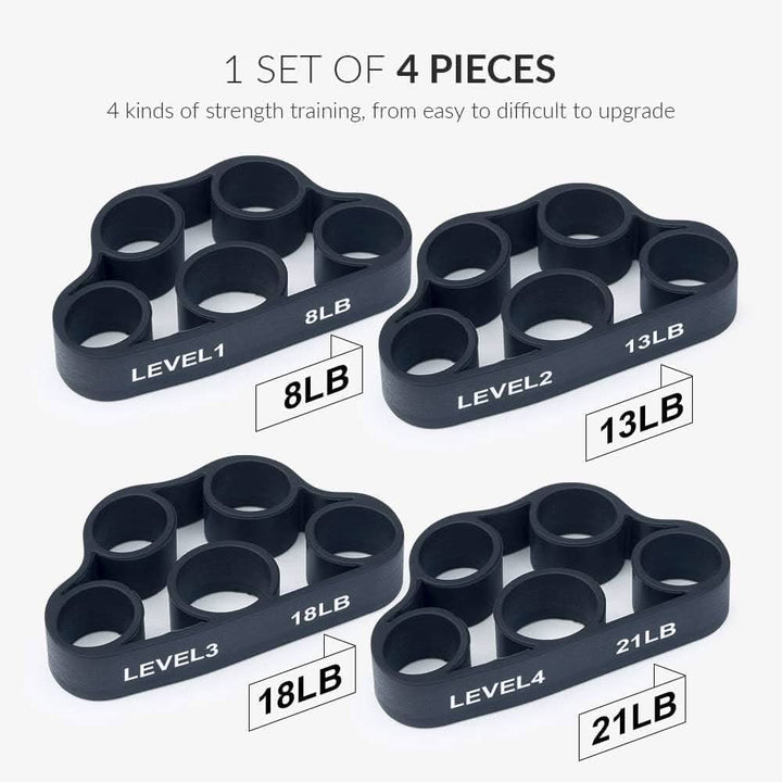 BowLift | set of 4 hand trainers for targeted finger and forearm strength