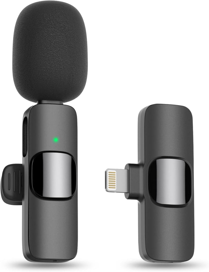 Professional Wireless Lavalier Microphone - Cordless & Omnidirectional Mic Bowlift