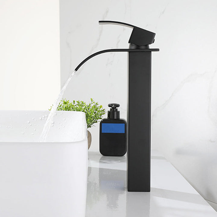 BowLift | Waterfall Basin Tap Bathroom Faucet Lightweight Luxury Basin Faucet