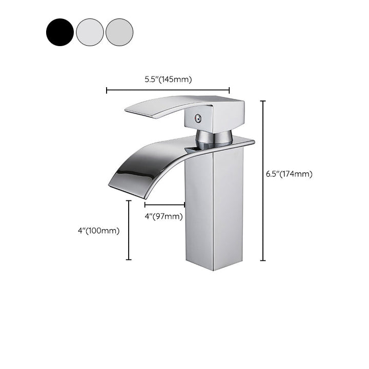 BowLift | Waterfall Basin Tap Bathroom Faucet Lightweight Luxury Basin Faucet
