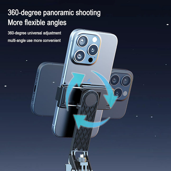 BowLift | 70" Foldable Bluetooth Quad-Pod Selfie Stand