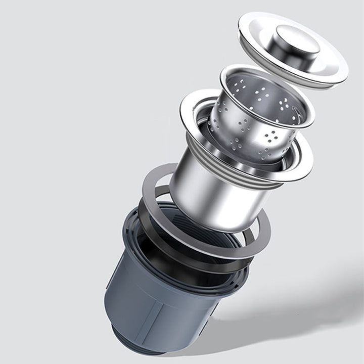BowLift | Modern Workstation Sink Stainless Steel Drain Arrangement and Faucet Kitchen Sink