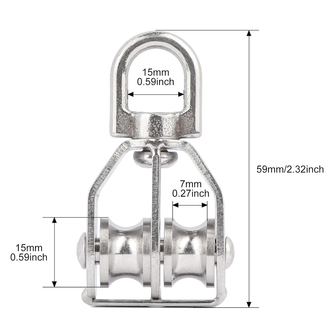 BowLift | Stainless Steel Swivel Pulley