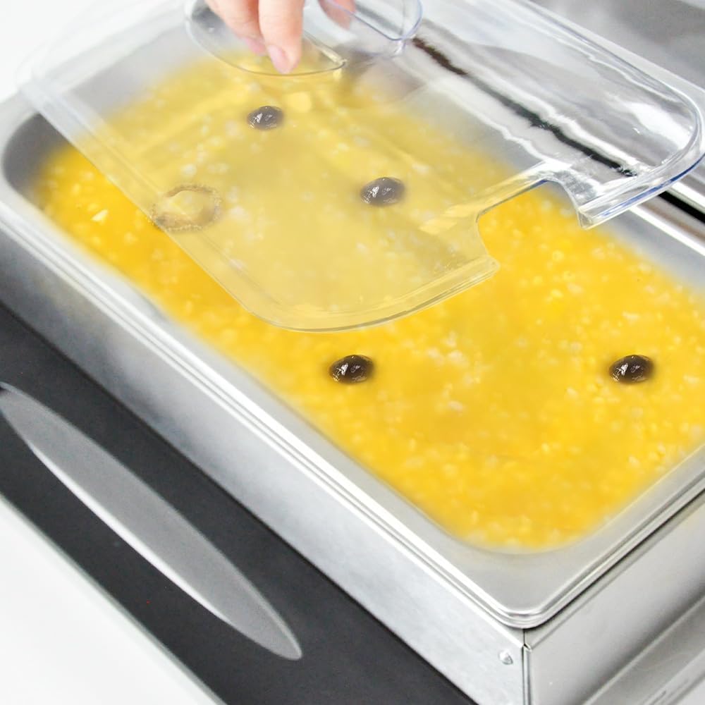 BowLift | Electric Buffet Food Warmer with 3 × 2.5L Trays & Temperature Control – Valtero