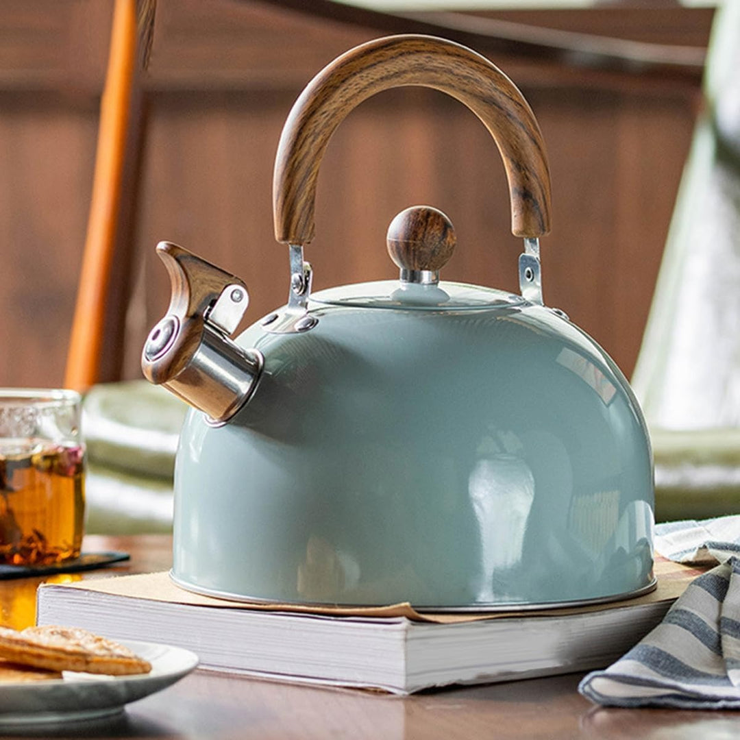 Stainless Steel Whistling Kettle Cooking Time – 2.5L or 3L with Sound Signal | Bowlift