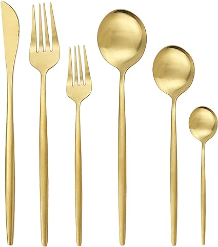 BowLift | Torin 36-Piece Minimalist Cutlery Set – Premium Stainless Steel Flatware with Matte Finish