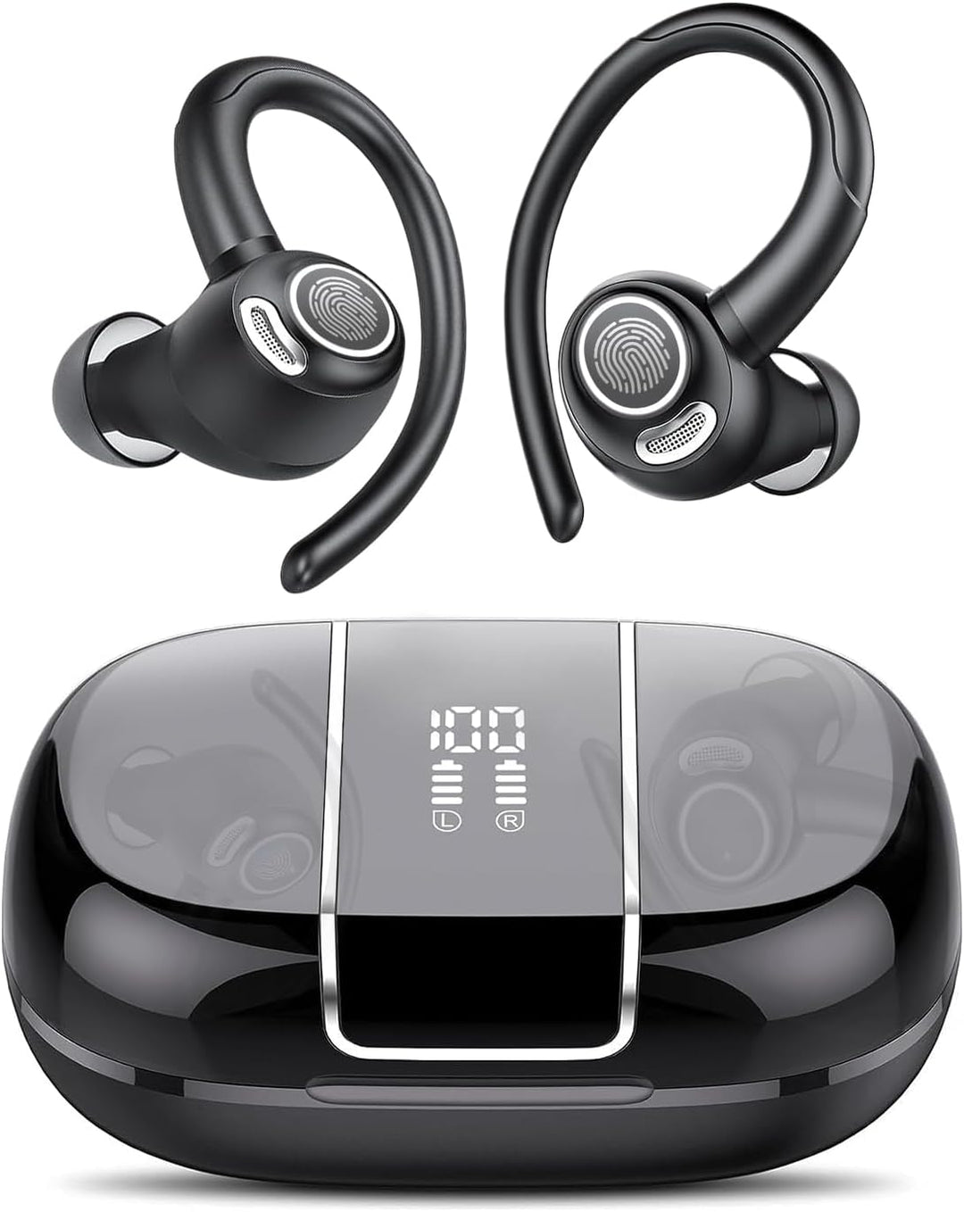 BowLift | Wireless Bluetooth 5.3 Sport Earbuds with Noise Reduction and 48H Playback – Zeyora