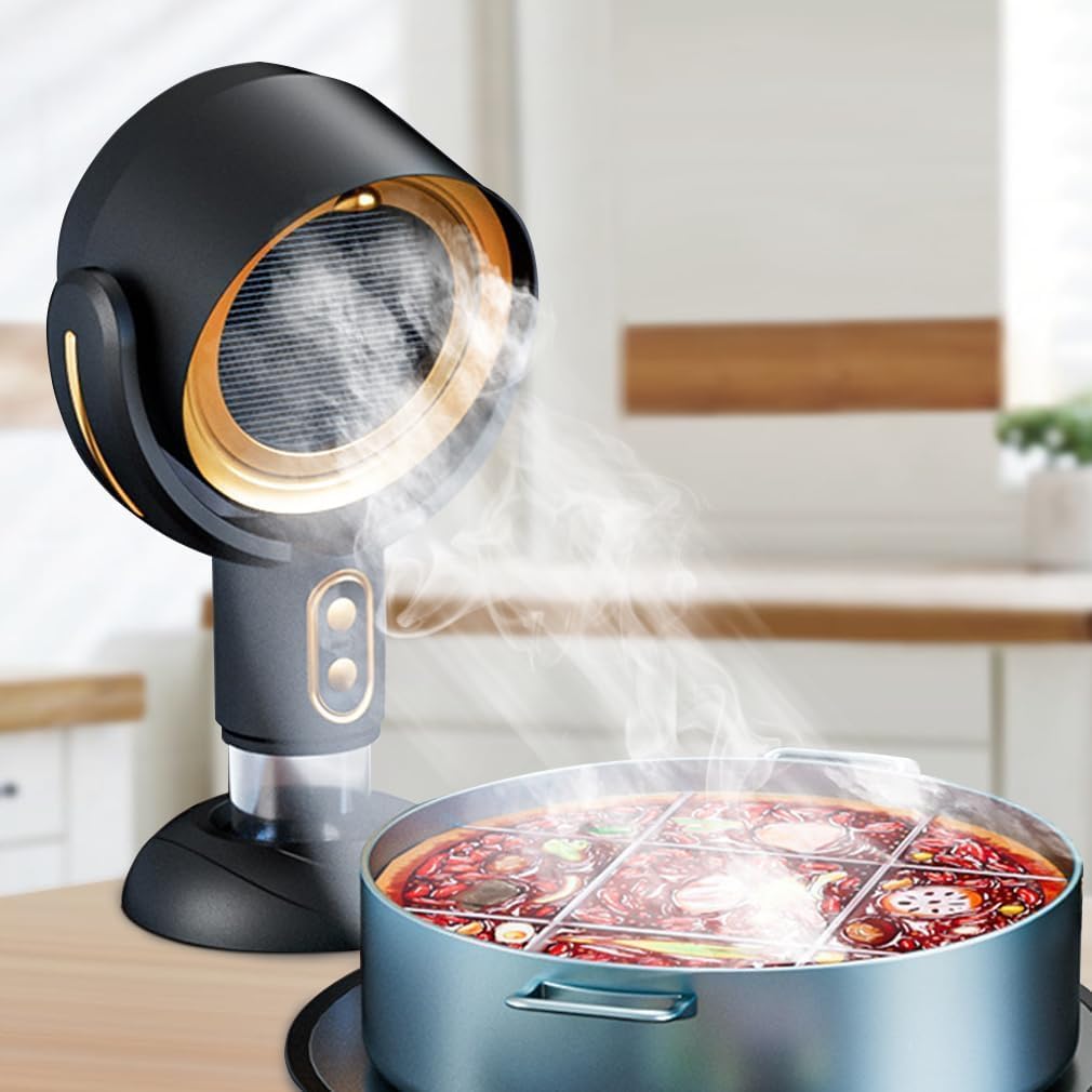 BowLift | AetherVent™ | Portable Range Hood | Powerful Rechargeable Kitchen Exhaust Fan | Ideal for Any Space & Cooking Needs