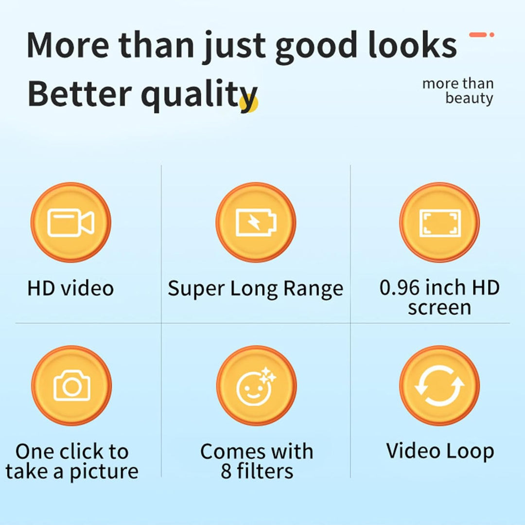 BowLift | Mini Digital Camera 1080P Colour Screen and 100-Minute Battery – Lurevo (1+1 FREE)
