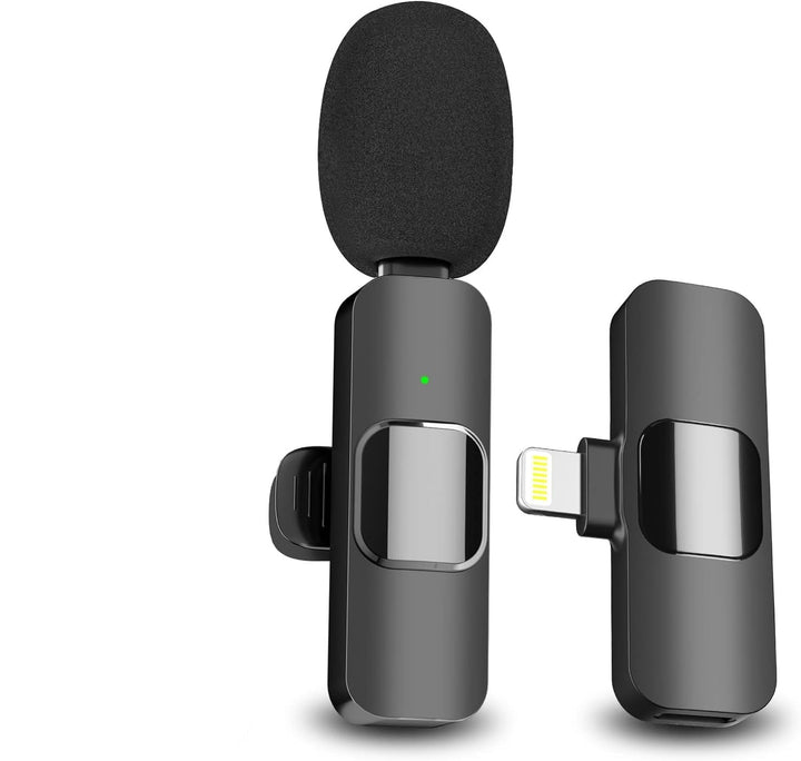Professional Wireless Lavalier Microphone - Cordless & Omnidirectional Mic Bowlift