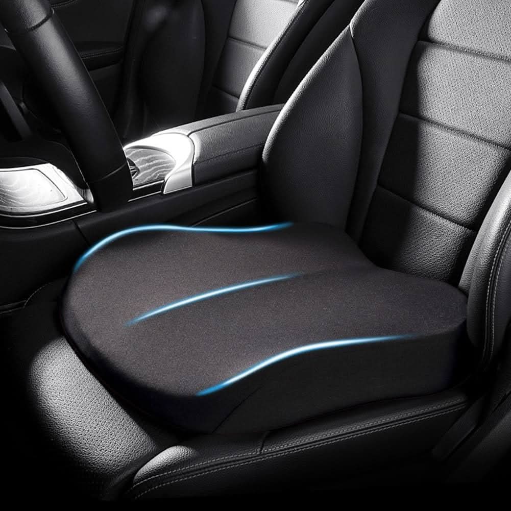 BowLift | Car Seat Booster Cushion for Adults – Memory Foam Ergonomic Support