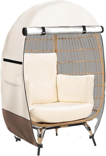 BowLift | Waterproof Egg Chair Cover with Double Zipper – Solara