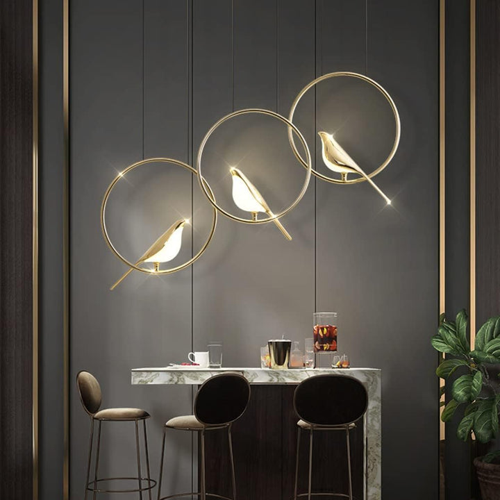 BowLift | BirdLume Light – Unique LED pendant lamp with bird design