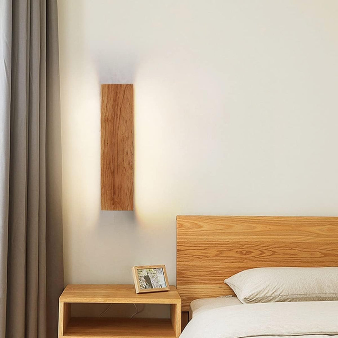 BowLift | Wall Light With Rotatable Wood LED Design