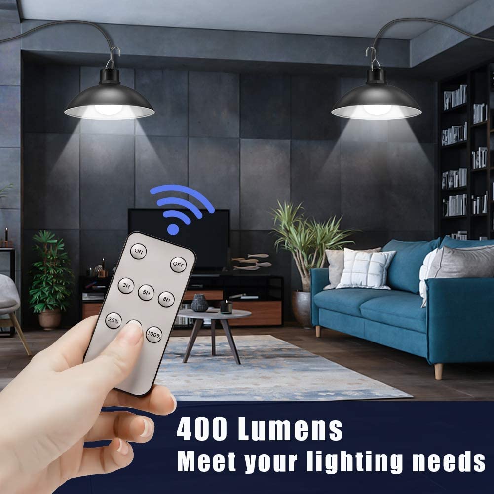 SolarDuo LED Lamp Set on Solar Energy with Remote Control | Bowlift