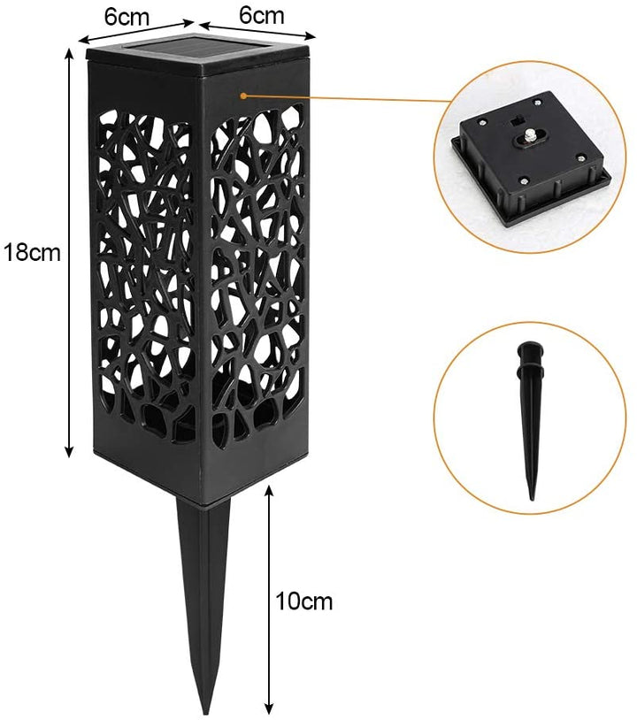 12X Solar Lights LED Path Lights Garden Lighting | Bowlift