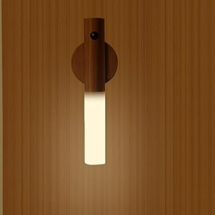 BowLift | Wall Light Wooden Rechargeable Motion Sensor Lamp