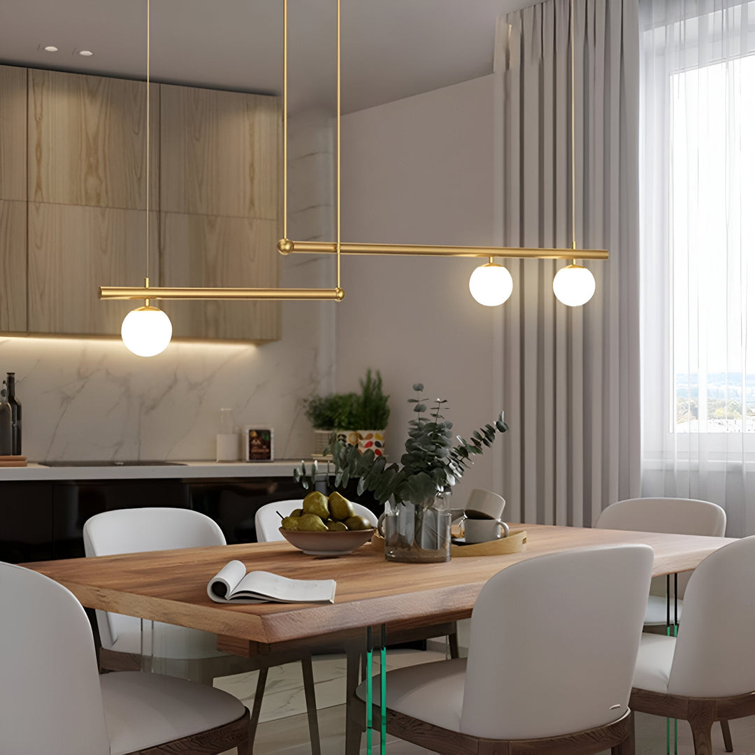 BowLift | Nordic Glass Linear Luxury Pendant Lamp
