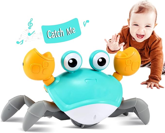 BowLift | Enchanted Crawling Crab Moving Toy for Little Explorers