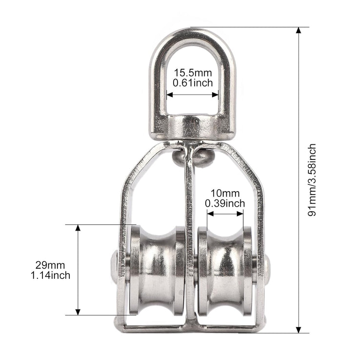 BowLift | Stainless Steel Swivel Pulley