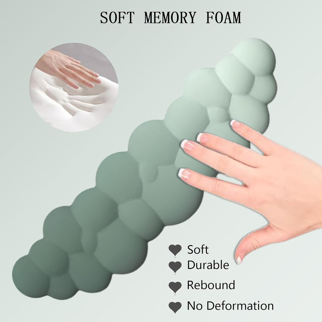 BowLift | Cloud-Shaped Ergonomic Wrist Rest Set with Mouse Pad & Coaster – Zeyora