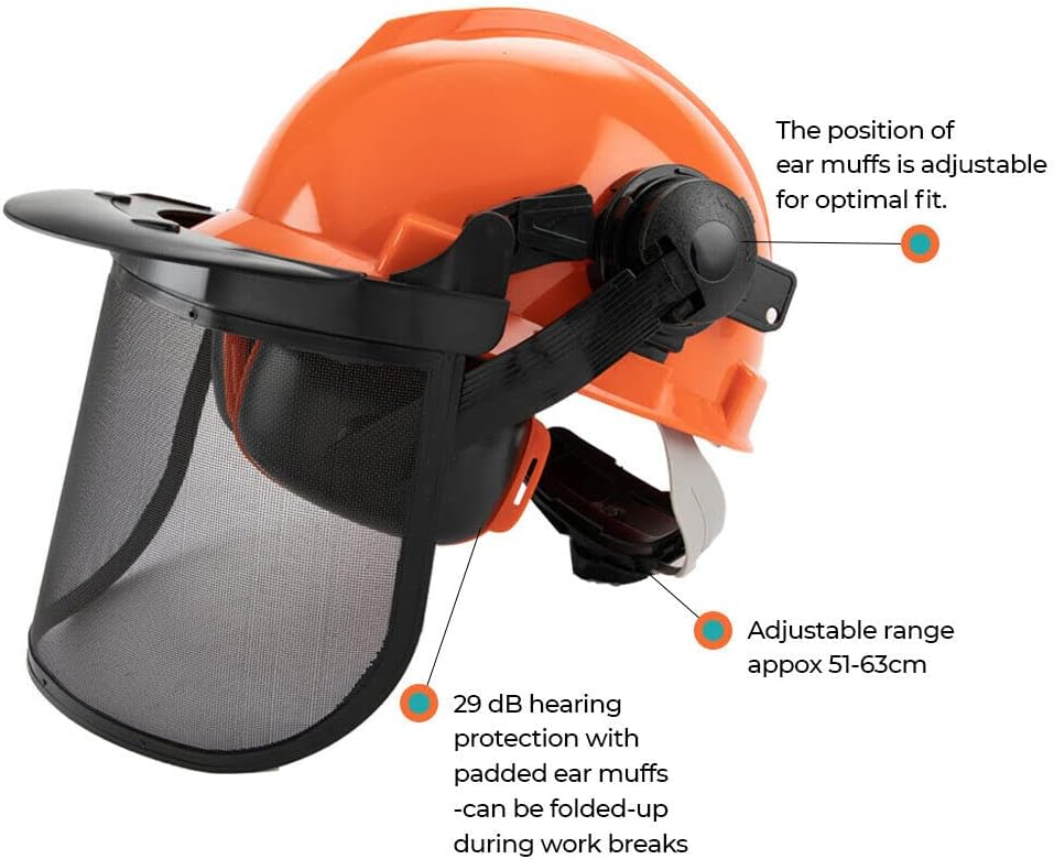 BowLift | Forestry Safety Helmet with Face Shield & Ear Muffs – ArborMax
