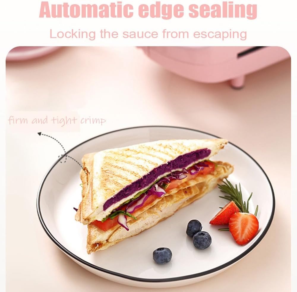BowLift | 2-in-1 Sandwich Maker & Toaster | Non-Stick Auto-Sealing Plates for Quick Breakfasts, Snacks & Easy Cleanup
