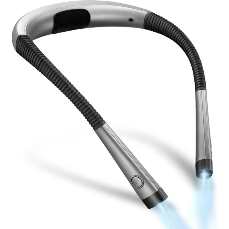 BowLift | LED Neck Reading Lamp, Book Light for Reading in Bed, 3 Colors, 6 Brightness Levels, Flexible Arm, Rechargeable, Durable, Perfect for Reading, Knitting, Camping, Repairing