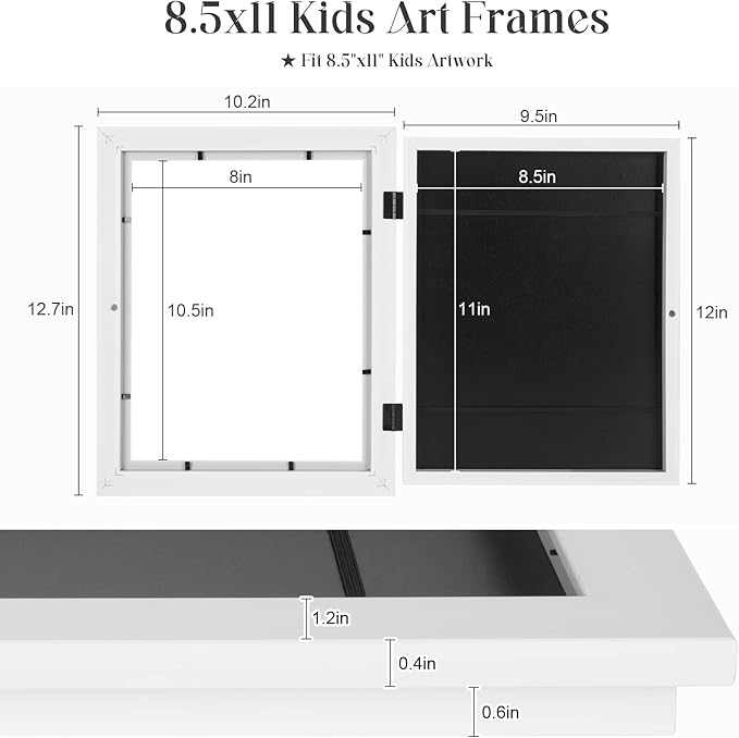 BowLift | ArtNest Magnetic Frame | Creative display solution for children's artwork
