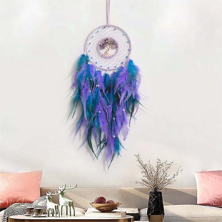 BowLift | Frendorf Crystal Tree of Life Feather Glow Dreamcatcher