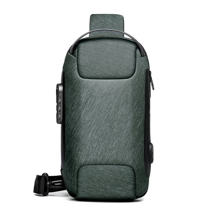 BowLift | Anti-Theft Crossbody Bag | Landy Carry Without Worry | Waterproof Oxford | USB Charging Port | Unisex Travel Pack