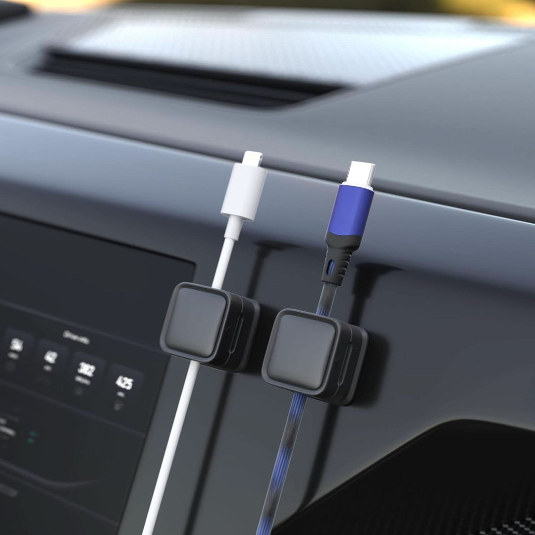 BowLift | Magnetic Cable Organizer Clip for Desk & Office