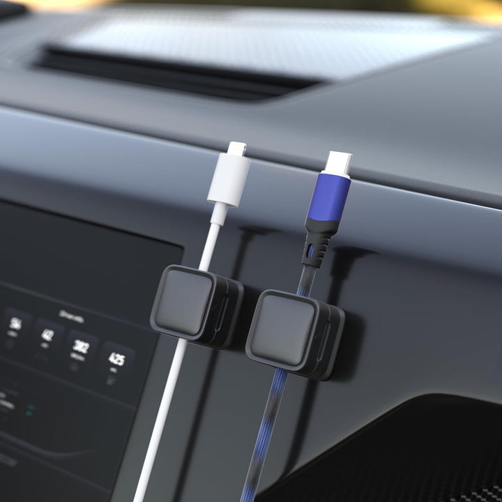BowLift | Magnetic Cable Organizer | Desktop Cord Management Hub | Adhesive & Residue-Free