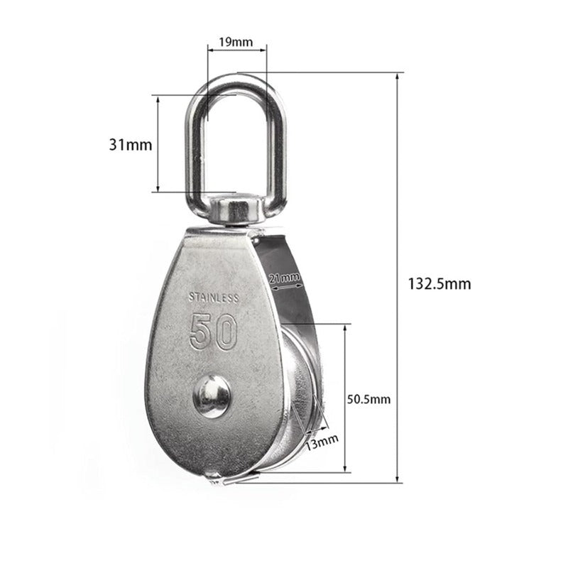 BowLift | Stainless Steel Swivel Pulley