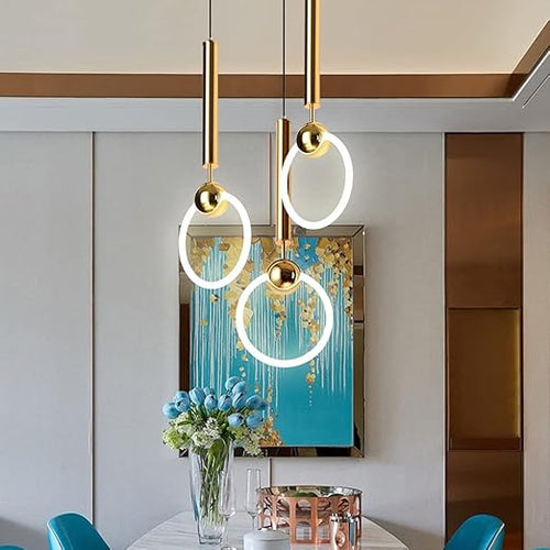 BowLift | LED Pendant Light Fixture - Nordic Design with Simple Style - Ideal for Dining Room, Kitchen, and Living Room Lighting