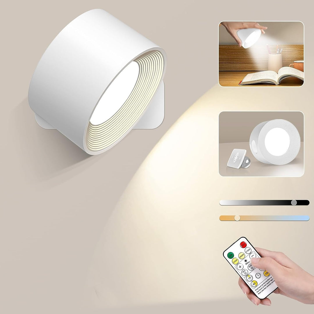 BowLift | Eternity Glow – Wireless LED Wall Light with Remote Control & Timer