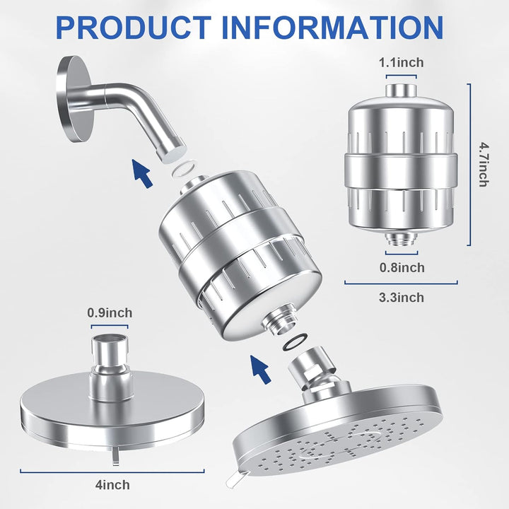 BowLift | Filtered Showerhead – Naturally Enhances Skin Radiance & Hair Health