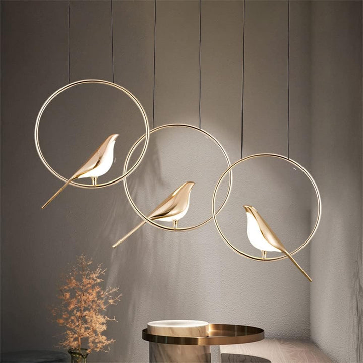 BowLift | BirdLume Light – Unique LED pendant lamp with bird design