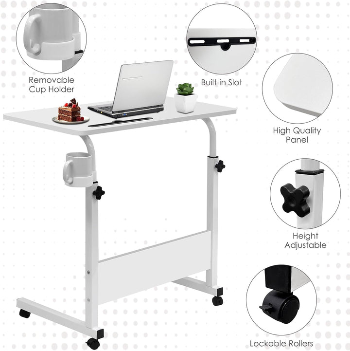 BowLift | Adjustable Laptop Desk | Multi-Purpose, Height-Adjustable & Mobile for Home Office, Bedside or Sofa Use