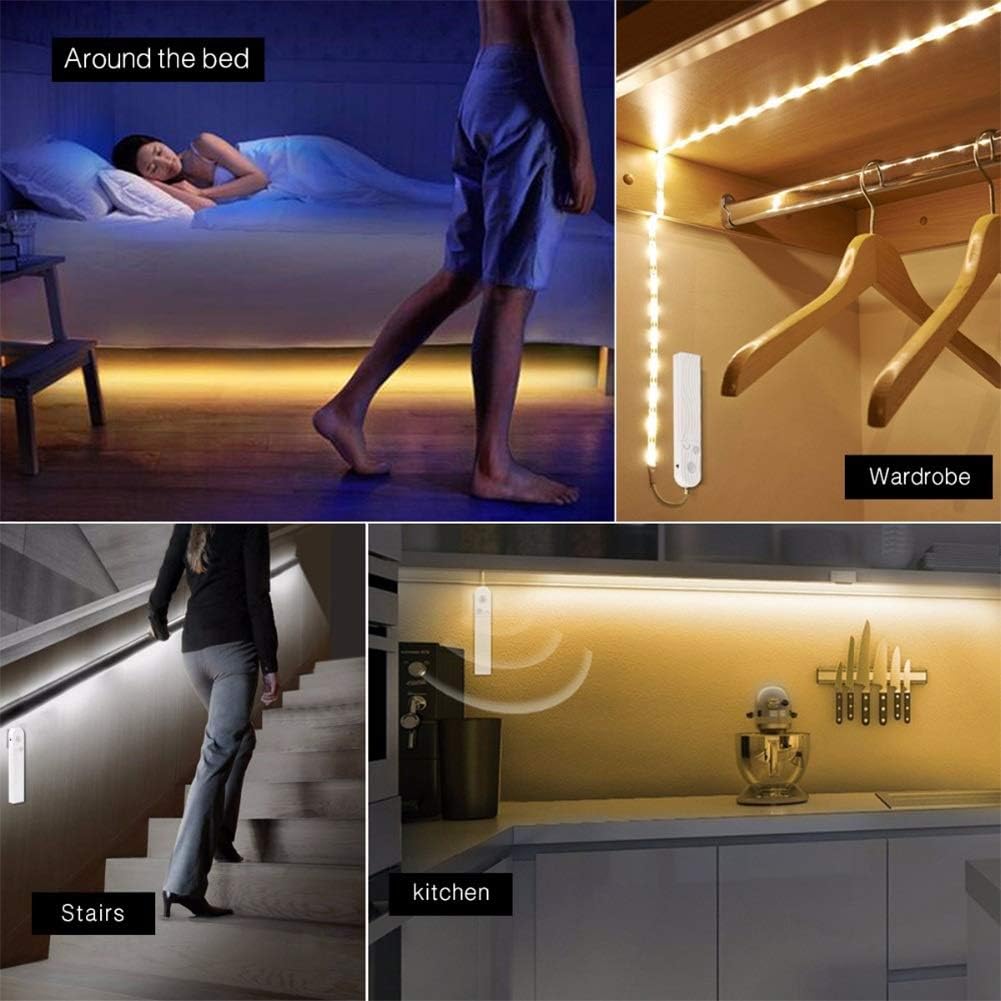 BowLift | LED light strip with remote control – 2 meters flexible strip for decorative lighting in cabinets and shelves
