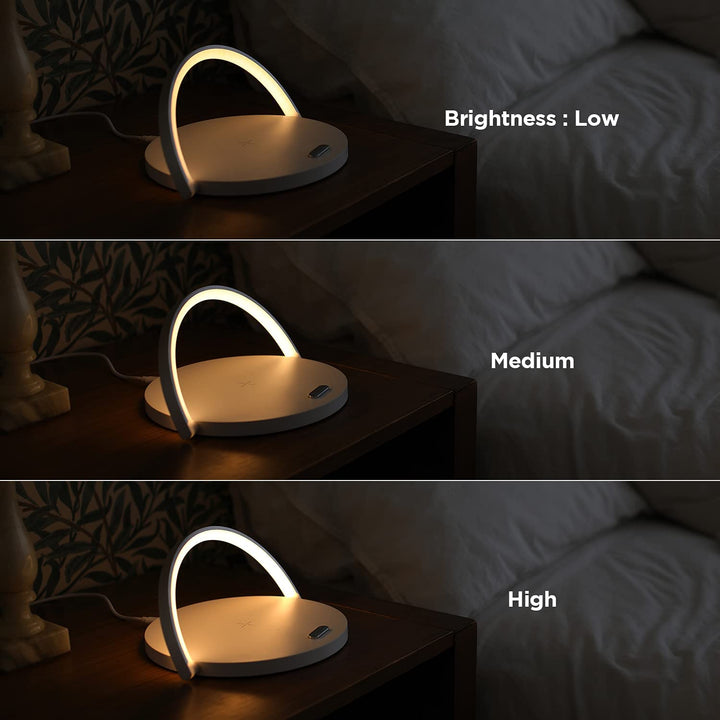 BowLift | 3-in-1 Chargelight - Lamp including wireless charger