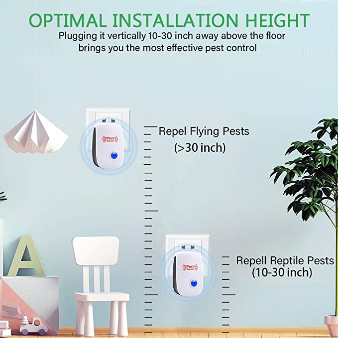 BowLift | Ultrasonic Rat Repeller Device - Effective Pest Control for Rodents in 48 Hours - Safe for Home & Garden Use