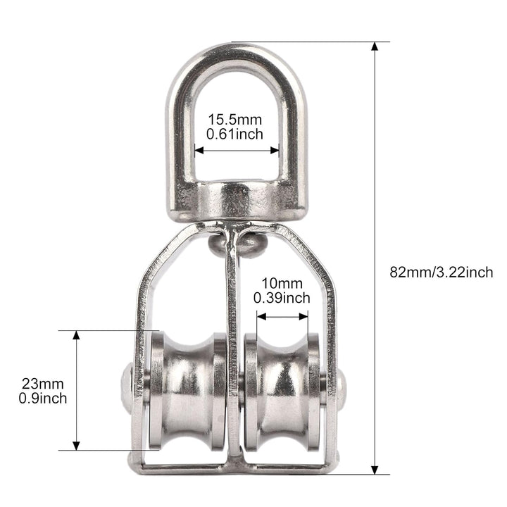 BowLift | Stainless Steel Swivel Pulley