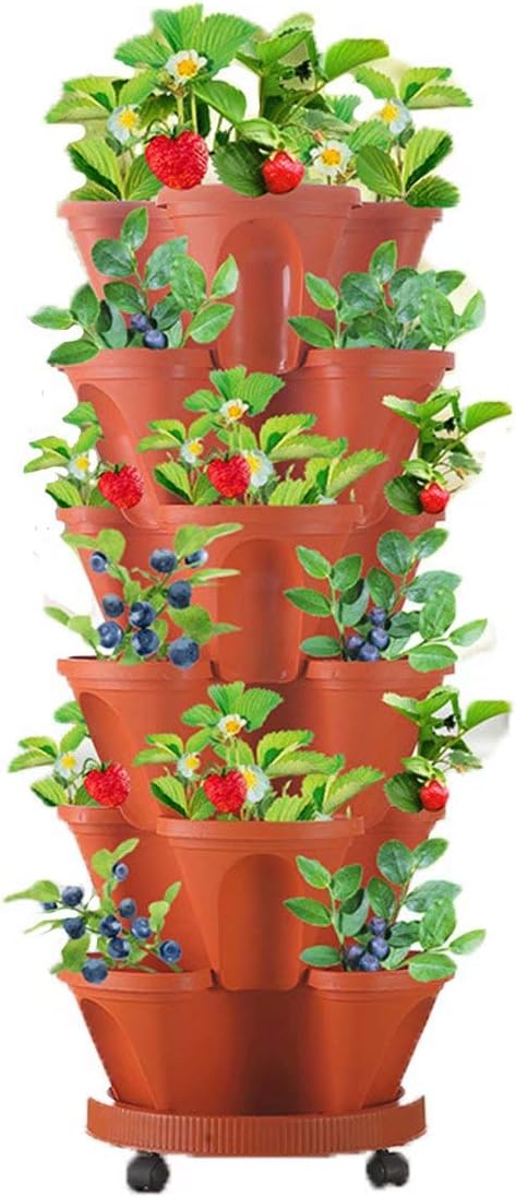 BowLift | 6-Layer Vertical Plant Tower – Three-dimensional Flowering System for the Garden