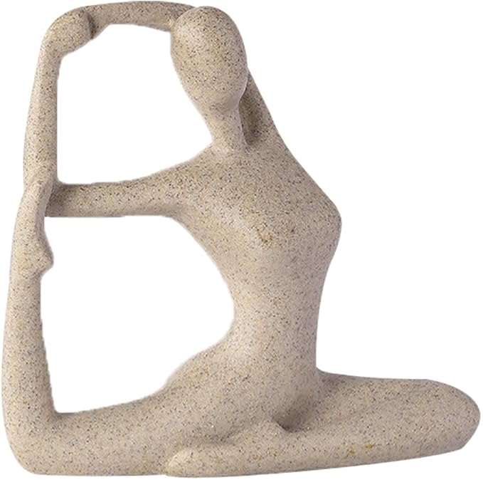 ZenJoy Woman in Yoga Figure – Modern Interior Decoration made of Resin | Bowlift