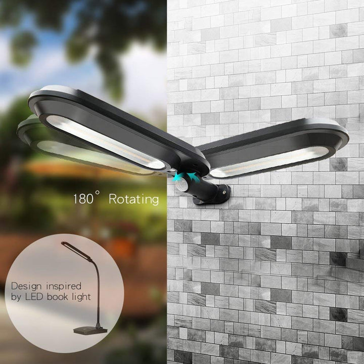 BowLift | Solar Wall Light with Motion Sensor – LED Outdoor Lighting for Garden & Terrace